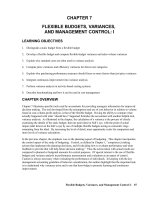 Test bank accounting management 11e chapter 07 FLEXIBLE BUDGETS, VARIANCES, 