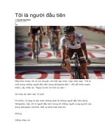 Tôi là người đầu tiên 