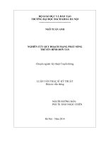 nghiên cứu quy hoạch mạng phát sóng truyền hình đơn tần 