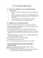 SỔ CHỦ NHIỆM LOP 10 THPT