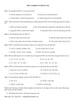 Trắc nghiệm lý thuyết NO3