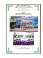 Sáng kiến kinh nghiệm một số giải pháp tích cực trong công tác chủ nhiệm lớp 5