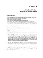 Overview managerial accounting chapter 08 