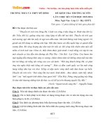 Đề kiểm tra thường xuyên lần 3 học kì 1 môn Ngữ văn lớp 11 trường THCS&THPT Mỹ Bình, Long An năm học 2015 - 2016