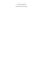 Data analytics for beginners  paul kinley