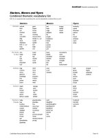 YLE combined word list