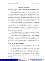 Chuyên đề thực tập tốt nghiệp: Tính toán ứng suất trong đập bê tông  bài toán không gian