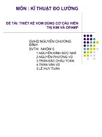 Thiết kế vom dùng cơ cấu hiển thị kim và opamp 