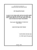 ba bậc tự do trong điều chế vector điều khiển nghịch lưu hai mức nguồn áp và tác động tới chất lượng điện áp ra của việc phân chia thời gian sử dụng hai trʊng thái không 