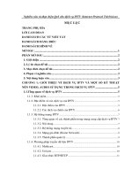 Nghiên cứu và thực hiện qos cho dịch vụ IPTV (internet protocol telelvision) 