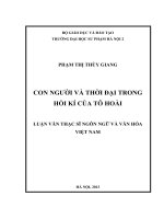Con người và thời đại trong hồi kí của Tô Hoài