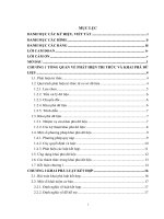 Nghiên cứu khai phá luật kết hợp sử dụng SQL 