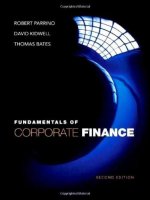 Fundamentals of corporate finance 2rd ed  david thomass robert