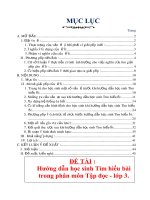 SKKN tim hieu bai trong phan mon tap doc lop 3, NH15 16  TRAM