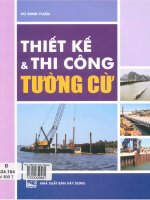 THIẾT KẾ VA THI CÔNG TƯỜNG CỪ