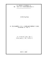 Nghiên cứu tối ưu hóa quá trình tẩy màu dịch chiết cỏ ngọt