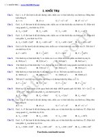Ôn thi đại học 2017   73 câu hỏi trắc nghiệm hình trụ, hình nón 