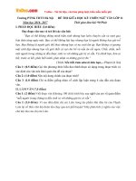 Đề thi giữa học kì 1 môn Ngữ văn lớp 11 trường THPT Năng khiếu Thể dục thể thao Hà Nội năm học 2016 - 2017