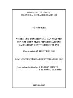 Nghiên cứu tổng hợp các dẫn xuất mới của AZT chứa mạch nhánh chanlcone và đánh giá hoạt tính độc tế bào 