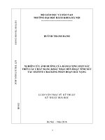 Nghiên cứu ảnh hưởng của hàm lượng oxit sắt trên các chất mang khác nhau đến hoạt tính xúc tác oxitive cracking phân đoạn dầu nặng 