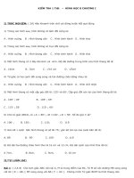 đề kiểm tra 1 tiết toán 8 hình học