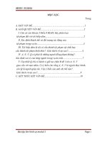 Bài tập lớn hình sự modul 1