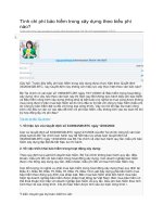 Tính chi phí bảo hiểm trong xây dựng theo biểu phí nào