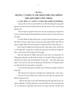 Khóa luận tính toán thiết kế hệ thống điều hòa không khí tại phân xưởng sản xuất thuốc 