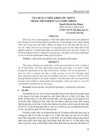 ỨNG DỤNG VI ĐIỀU KHIỂN PIC 16F877A TRONG THÍ NGHIỆM VẬT LÍ PHỔ THÔNG