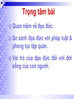 Bai 10 quan niệm về đạo đức   bài giảng giáo dục công dân lớp 10 