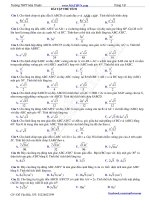 Ôn thi đại học 2017  79 câu hỏi trắc nghiệm thể tích khối đa diện thuộc chương 1 hình học lớp 12, có đáp án 