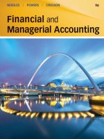 Financial and managerial accounting 9 ed needles powers and crosson