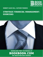 Strategic financial management exercies