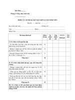 Mẫu phiếu tự đánh giá kết quả rèn luyện của sinh viên