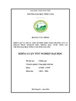 Phân lập và tối ưu một số điều kiện sinh trưởng của vi khuẩn phản nitrate hóa trong mẫu nước thải tại trường đại học nông lâm thái nguyên