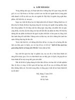 Khóa luận thiết kế kho lạnh bảo quản đông thịt bò với dung tích 500 tấn 