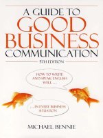 A guide to GOOD BUSINESS communication 5th edition