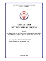 Nghiên cứu đề xuất các giải pháp hợp lí hóa cơ cấu đội tàu tổng công ty hàng hải việt nam