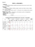 test 1 tieng anh lop 9