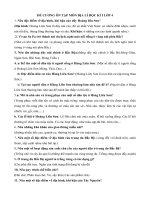 Đề cương ôn tập học kì 1 môn Địa lý lớp 4