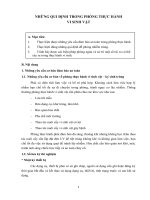 Bài giảng thực hành Vi sinh công nghệ thực phẩm