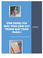 ỨNG DỤNG của máy TÍNH cầm TAY TRONG GIẢI TOÁN (từ cơ bản đến NÂNG CAO)