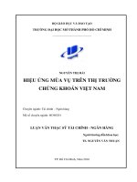 hiệu ứng mùa vụ trên thị trường chứng khoán việt nam 