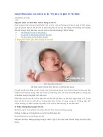 NGUYÊN NHÂN và CÁCH điều TRỊ ĐAU BỤNG ở TRẺ EM 