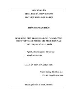 Bình đẳng giới trong gia đình cán bộ, công chức tại thành phố hồ chí minh hiện nay (TT) 