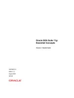 Student Guide - Oracle SOA Suite 11g Essential Concepts Volume 2