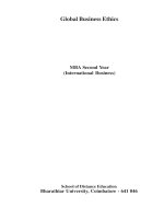 MBA BOOK global business ethics