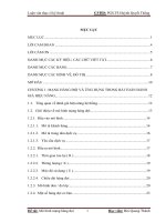 Các giải thuật phân tích đánh giá hiệu năng hệ thống sử dụng mô hình mạng hàng đợi 