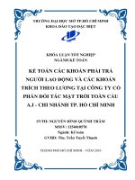 kế toán các khoản phải trả người lao động và các khoản trích theo lương tại công ty cổ phần đối tác mặt trời toàn cầu a i chi nhánh tp  hồ chí minh 