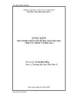 SKKN một số biện pháp giúp đỡ học sinh tiểu học hợp tác nhóm có hiệu quả 